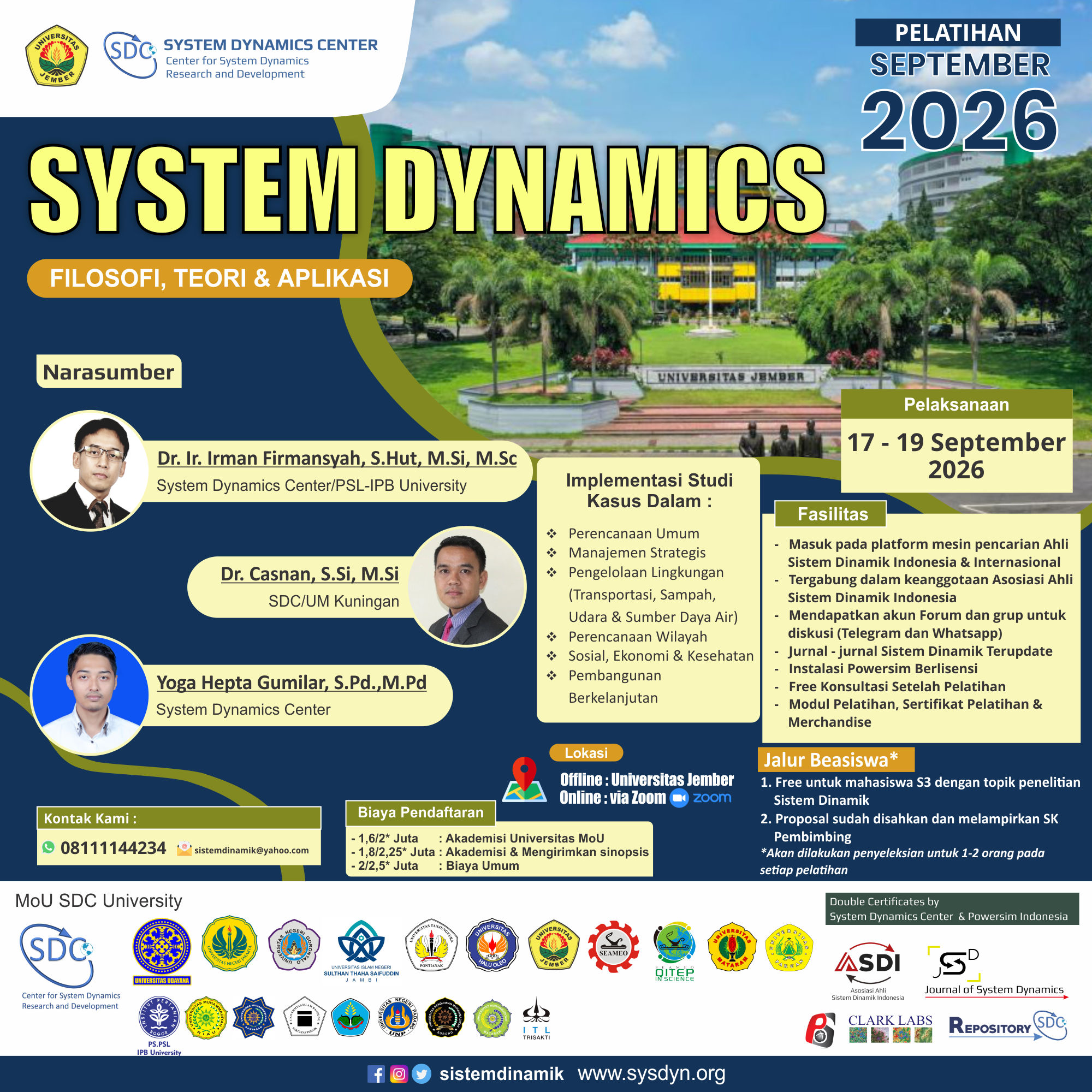 Pelatihan System Dynamics Reguler 17-19 September 2026
