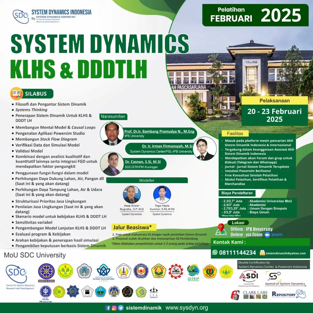 System Dynamics KLHS & DDDTLH