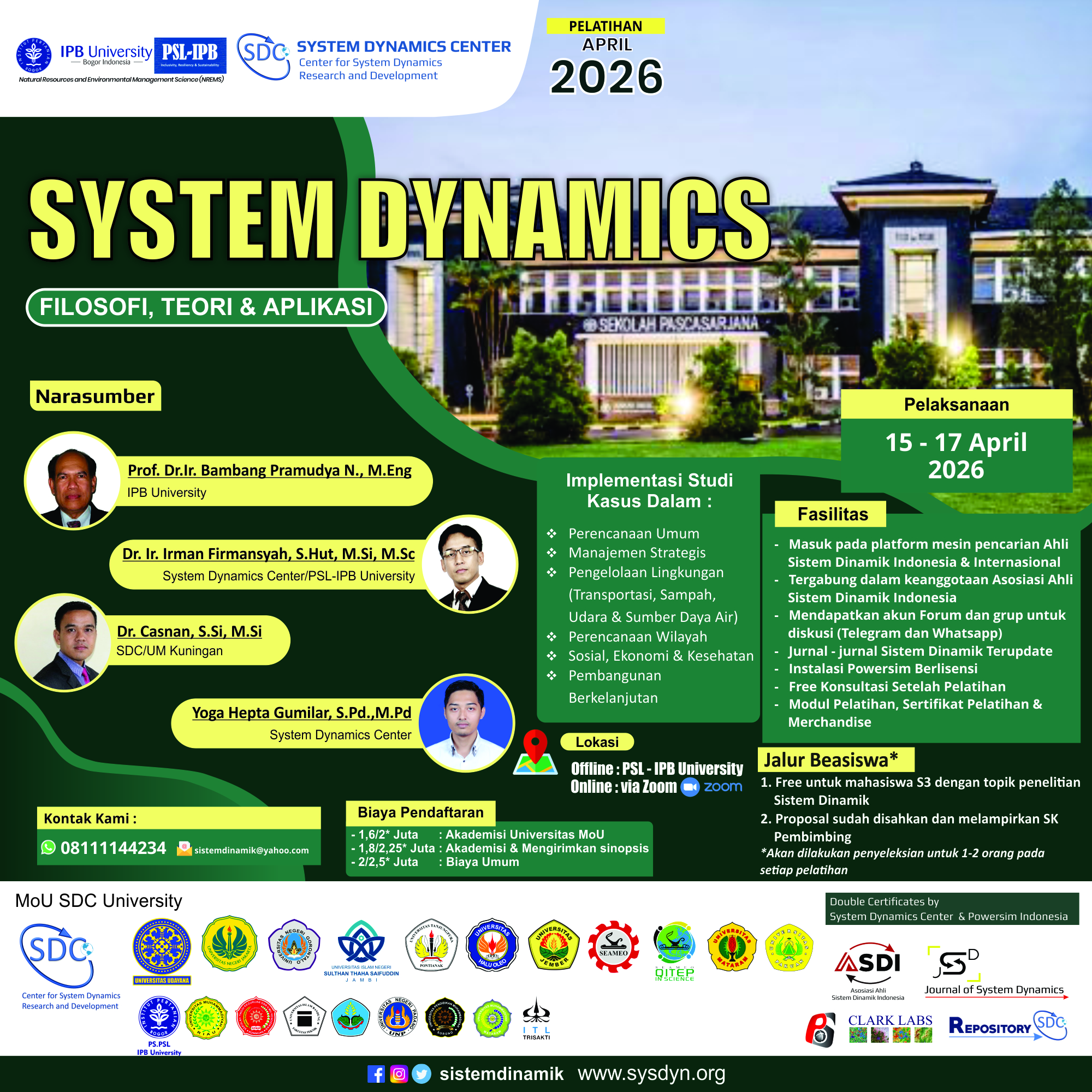 Pelatihan System Dynamics Reguler April 2026