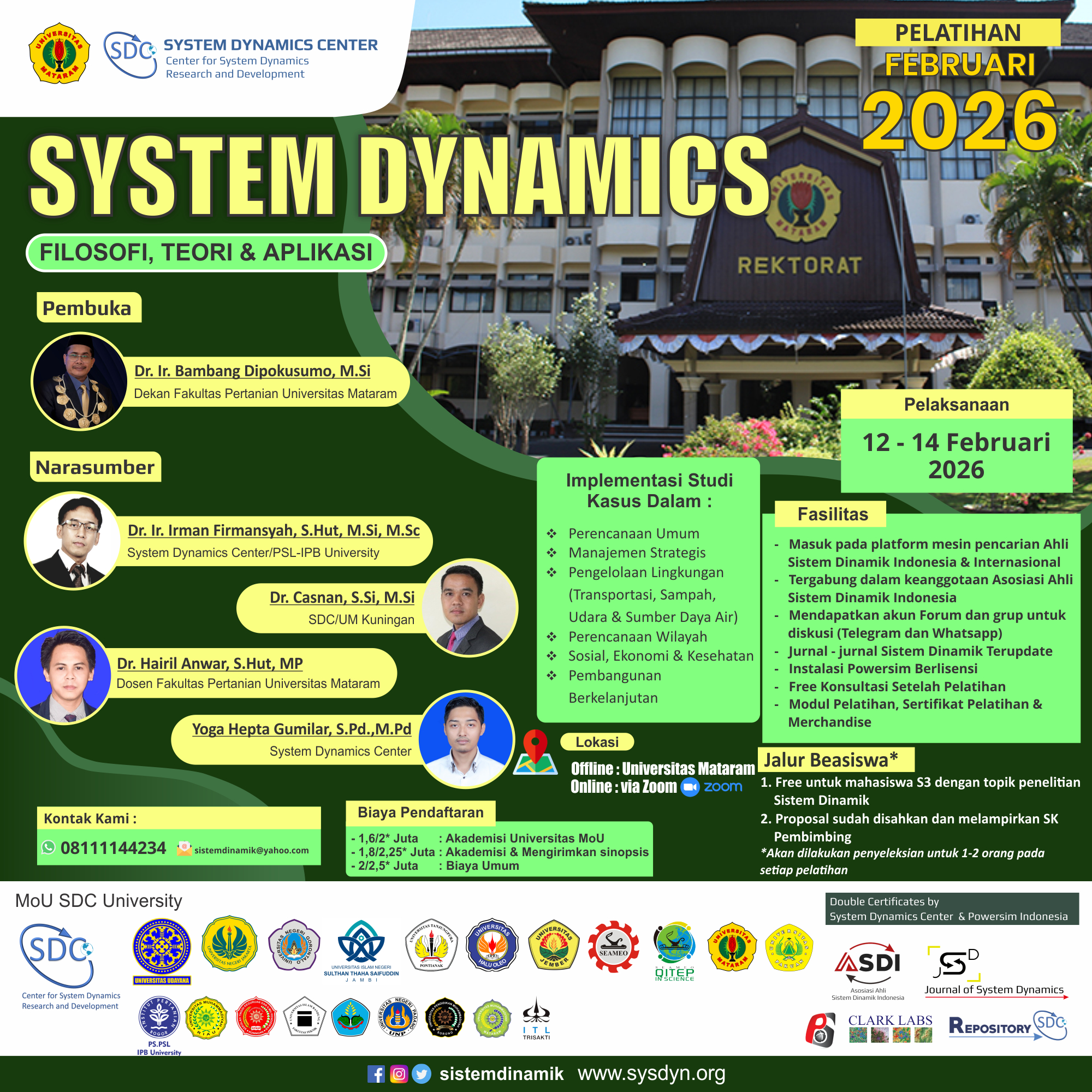 Pelatihan System Dynamics Reguler Februari 2026